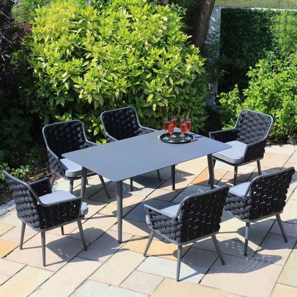 Bordeaux - 6 Seater Set with Rectangular Table