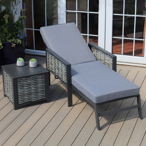 Chaumont - Sunlounger with Side Table