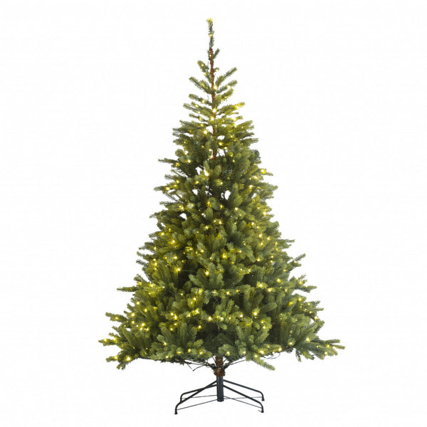 8ft Prelit Scandi Fir Artificial Christmas Tree