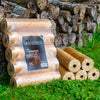 E-Briquettes and Two Bags of Kindling Pallet Delivery - 300kg (30 x 10kg Packs)