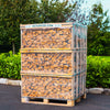 Oak Firewood 1.85m³ - 840kg Kiln Dried (4 Row) Pallet