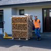 Oak Firewood 1.85m³ - 840kg Kiln Dried (4 Row) Pallet