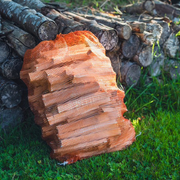 Firewood - Hardwood (40L) - 60 Bags + FREE 3 Kindling