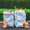 200kg Kiln Dried Hardwood - 2 Trolley Bags with 2 bags of kindling