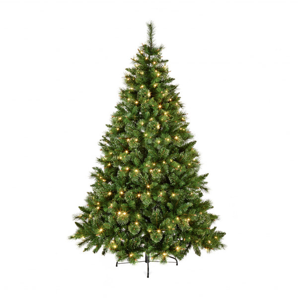 7ft Prelit Ridgemere Pine Artificial Christmas Tree