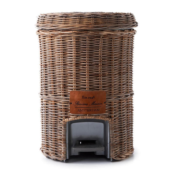 Rustic Rattan Classic Bin