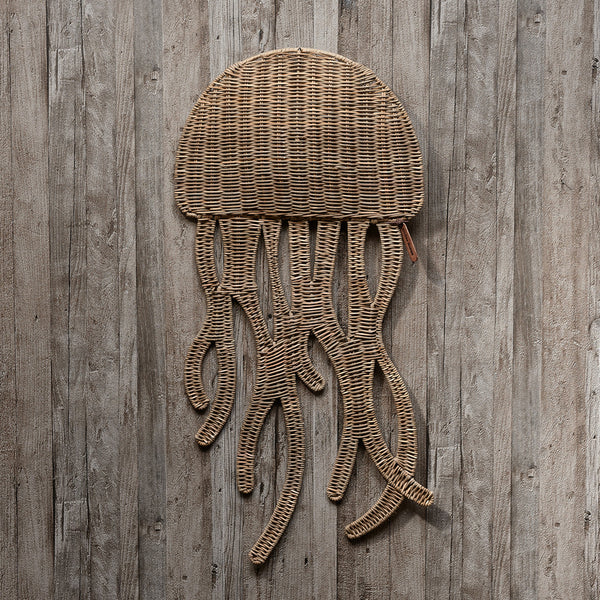 RR Rattan Jellyfish Wall Decoration