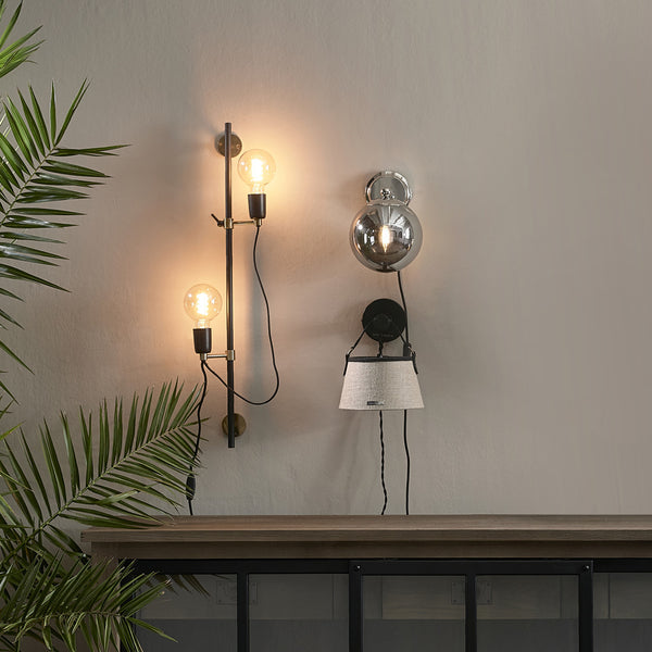 Lille Wall Lamp grey smoke