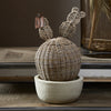 Rustic Rattan Prickly Pear Cactus