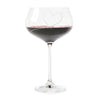 With Love Red Wine Glass