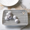 Dots & Stripes Heart Serving Plate