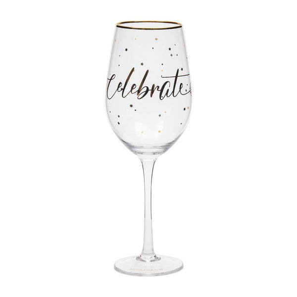 Celebrate Wine Glass