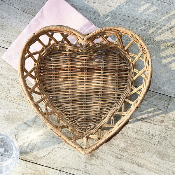 Rustic Rattan Lovely Bread Basket