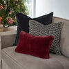 RM Velvet Pillow Cover Black 60x60