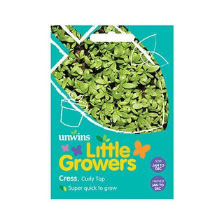 Little Growers Cress Curly Top - Joesgardencentre