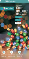 100 M-A B-O Multi-Colour LEDs Lights With Timer