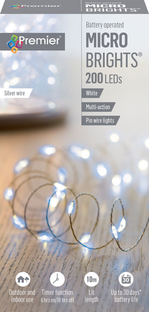 200 BO M-A MicroBrights White with Timer
