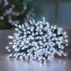 80 Multi Action LED Supabrights Christmas Lights with Timer - White