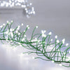 430L LED UltraBright Cluster Garland Green Wire- White