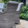 Boston - 8 Seater Round Set (Dark Grey)