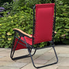Red Deluxe Zero Gravity Relaxer Chair