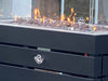 Muztag - Stockholm Firepit Table, 95x50x71cm (Black)