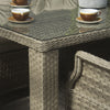 Hampton - 6 Seat Set with Rectangle Table (Sand Colour Cushions)
