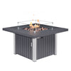 Cyprus-Gas Firepit Table(Grey)