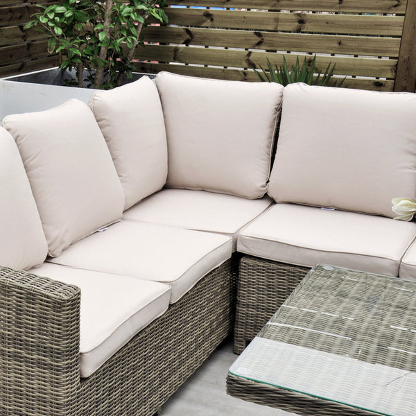 Chester - Corner Sofa Set with Rising Table