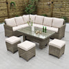 Chester - Corner Sofa Set with Rising Table