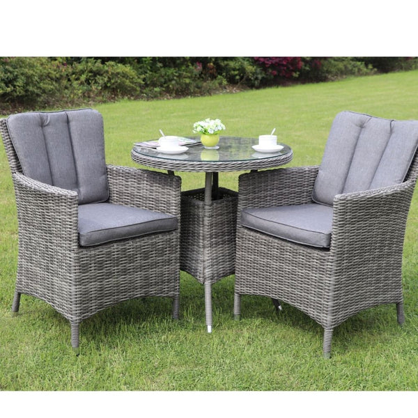 Oxford Bistro Set -( Dark Grey)